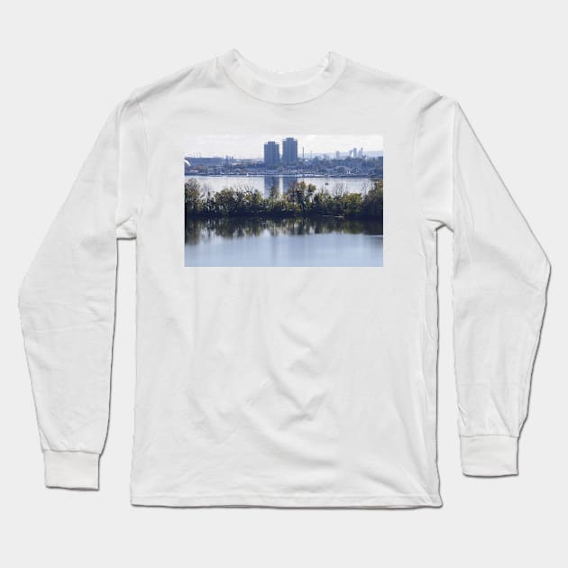 October reflections of Hamilton Long Sleeve T-Shirt by srosu